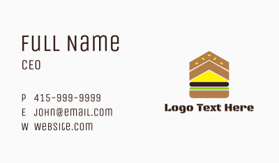Sergeant Burger Business Card Image Preview