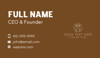 Minimalist Wine Bar Business Card Design