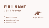 Lady Beauty Eyelash Business Card Image Preview