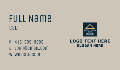 House Paint Construction Business Card Image Preview