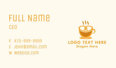 Pretzel Drink Cafe Business Card Image Preview