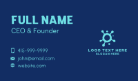Abstract Tech Blob Business Card Image Preview