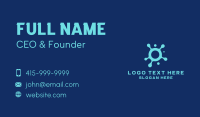 Abstract Tech Blob Business Card Preview