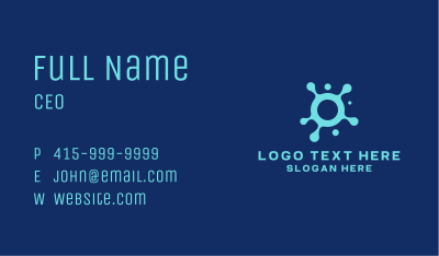 Abstract Tech Blob Business Card Image Preview