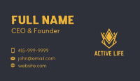 Golden Squad Crown  Business Card Image Preview