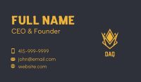 Golden Squad Crown  Business Card Image Preview