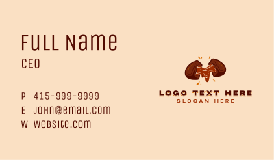 Chocolate Nougat Business Card Image Preview