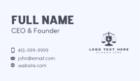 Legal Judiciary Scale  Business Card Image Preview