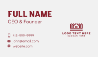 Roofing Property Builder Business Card Preview