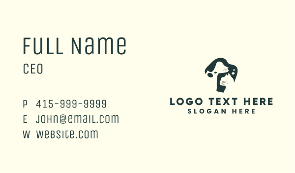 Animal Pet Care Business Card Design Image Preview