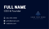 Pyramid Tech Company Business Card Design
