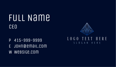 Pyramid Tech Company Business Card Image Preview