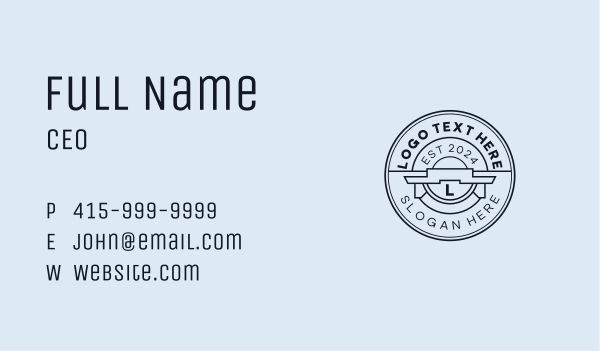 Generic Brand Company Business Card Design Image Preview