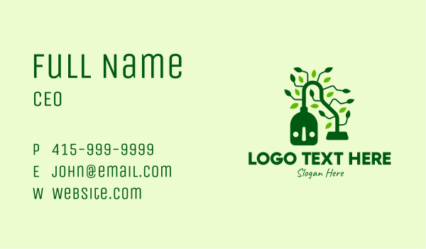 Nature Vacuum Cleaner  Business Card Design Image Preview