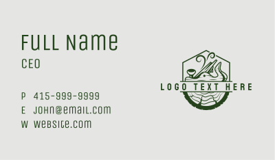 Wood Worker Carpenter Business Card Image Preview