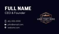 Luxury Car Mechanic Business Card Preview