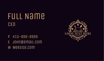 Gourmet Restaurant Diner Business Card Image Preview