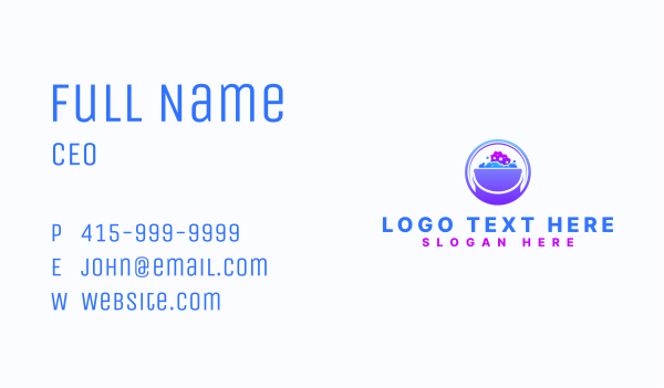 Sponge Bucket Cleaning Business Card Design Image Preview