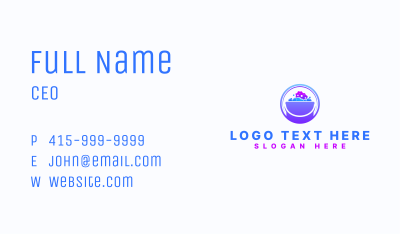 Sponge Bucket Cleaning Business Card Image Preview