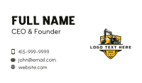 Demolition Industrial Excavator Business Card Image Preview