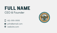 Decorative Tribal American Bird Business Card Preview