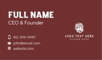 Retro Lumberjack Man  Business Card Image Preview