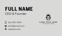 Wild Lion Crown Business Card Preview