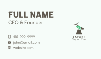 Natural Deer Forest Business Card Image Preview