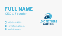 Car Wash Waves Business Card Design