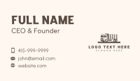 Farm Logging Truck Business Card Image Preview