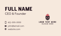 Skate Shop Skull Business Card Image Preview