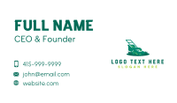 Lawn Grass Mowing Business Card Design