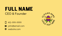 Ornamental Plant Easter Egg Business Card Preview