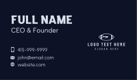 Grey Football Key Business Card Image Preview