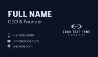 Grey Football Key Business Card Design