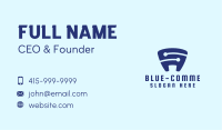 Modern Blue S  Business Card Image Preview