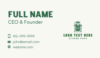 Trash Can Waste Disposal Business Card Preview