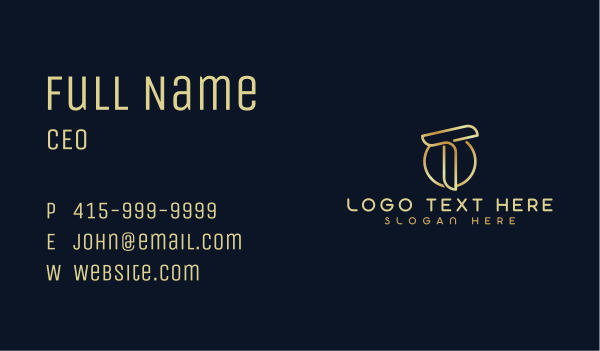 Modern Luxury Tech Letter T Business Card Design Image Preview