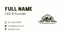 Lawn Mower Landscaping Business Card Image Preview