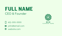 Eco Gardening Letter E Business Card Image Preview