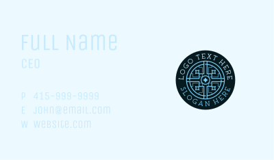 Worship Cross Pastor Business Card Image Preview