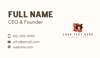 Louisiana State Bear Business Card Design