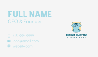 Medical Scrubs Uniform Business Card Design