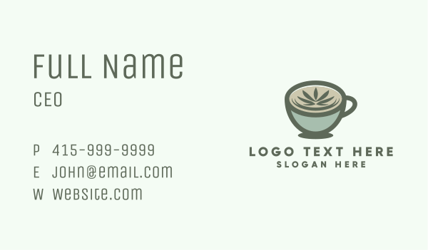 Cannabis Weed Cafe Business Card Design Image Preview