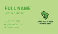 Green African Lizard  Business Card Image Preview