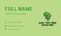 Green African Lizard  Business Card Preview