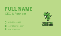 Green African Lizard  Business Card Image Preview