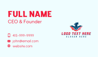 Patriotic American Eagle  Business Card Image Preview