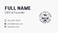 Handyman Wrench Hipster Business Card Preview