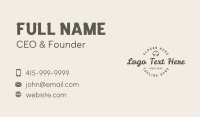 Cursive Studio Headset Business Card Image Preview